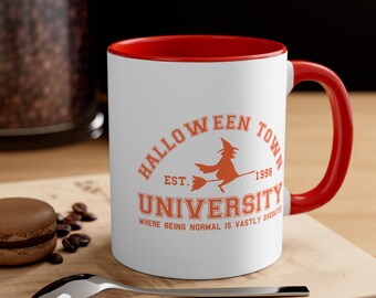 Halloweentown Est 1998 Mug, Halloweentown University Mug, Retro Halloweentown Mug, Vintage Halloween Mug, Accent Coffee Mug 11oz