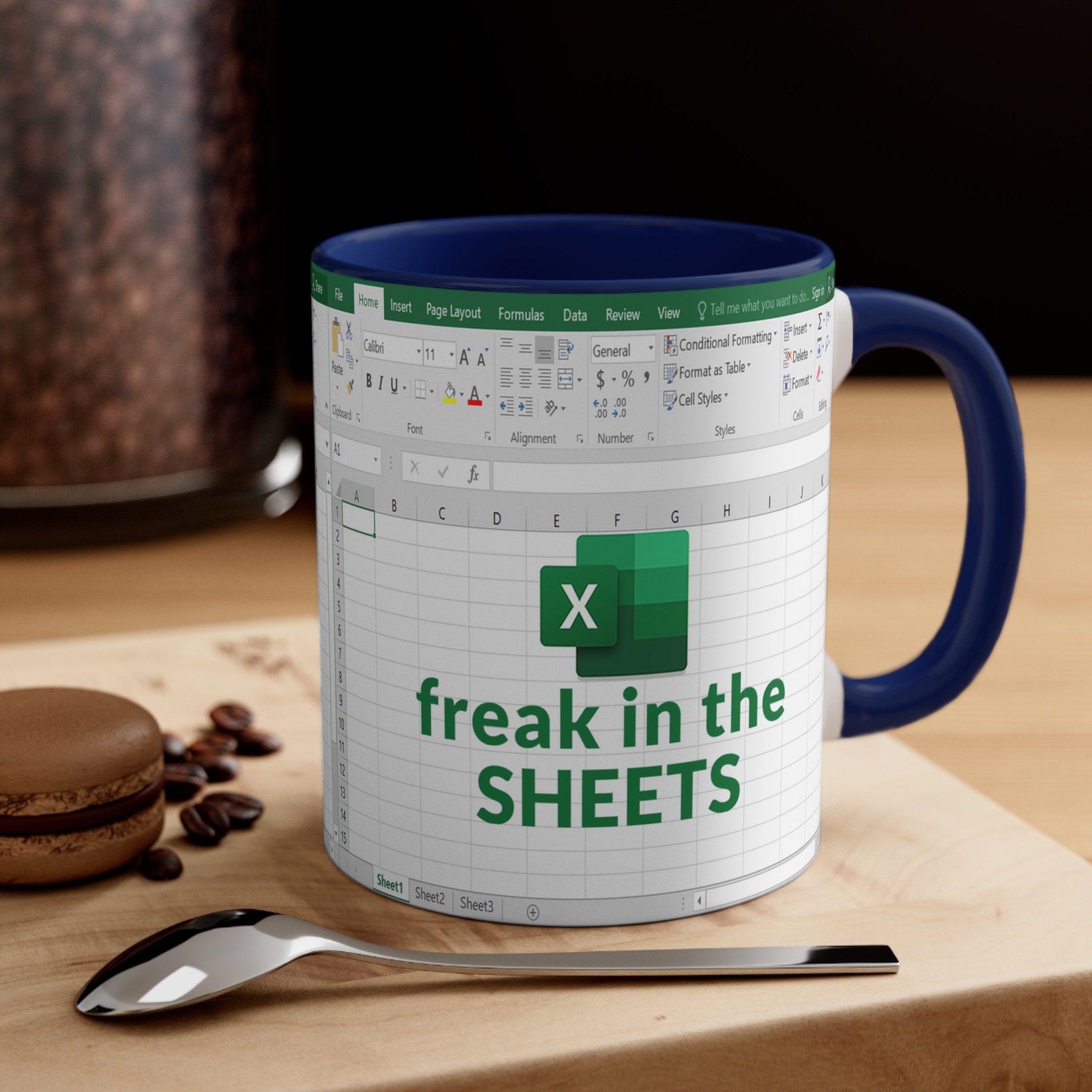Freak in the Sheets Mug Freak in the Sheets Excel Mug Etsy