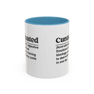Cuntstipated Emotional Or Spiritual Blockage Mug, Funny Mug, Accent Coffee Mug11oz 15oz, Gift For Her Him