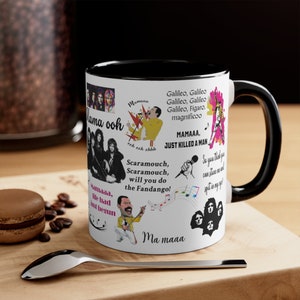 Mama Event Oooh Mug, New Year Queen Family Bohemian Holiday Rhapsody Mug, Gift Christmas, Accent Coffee Mug 11oz