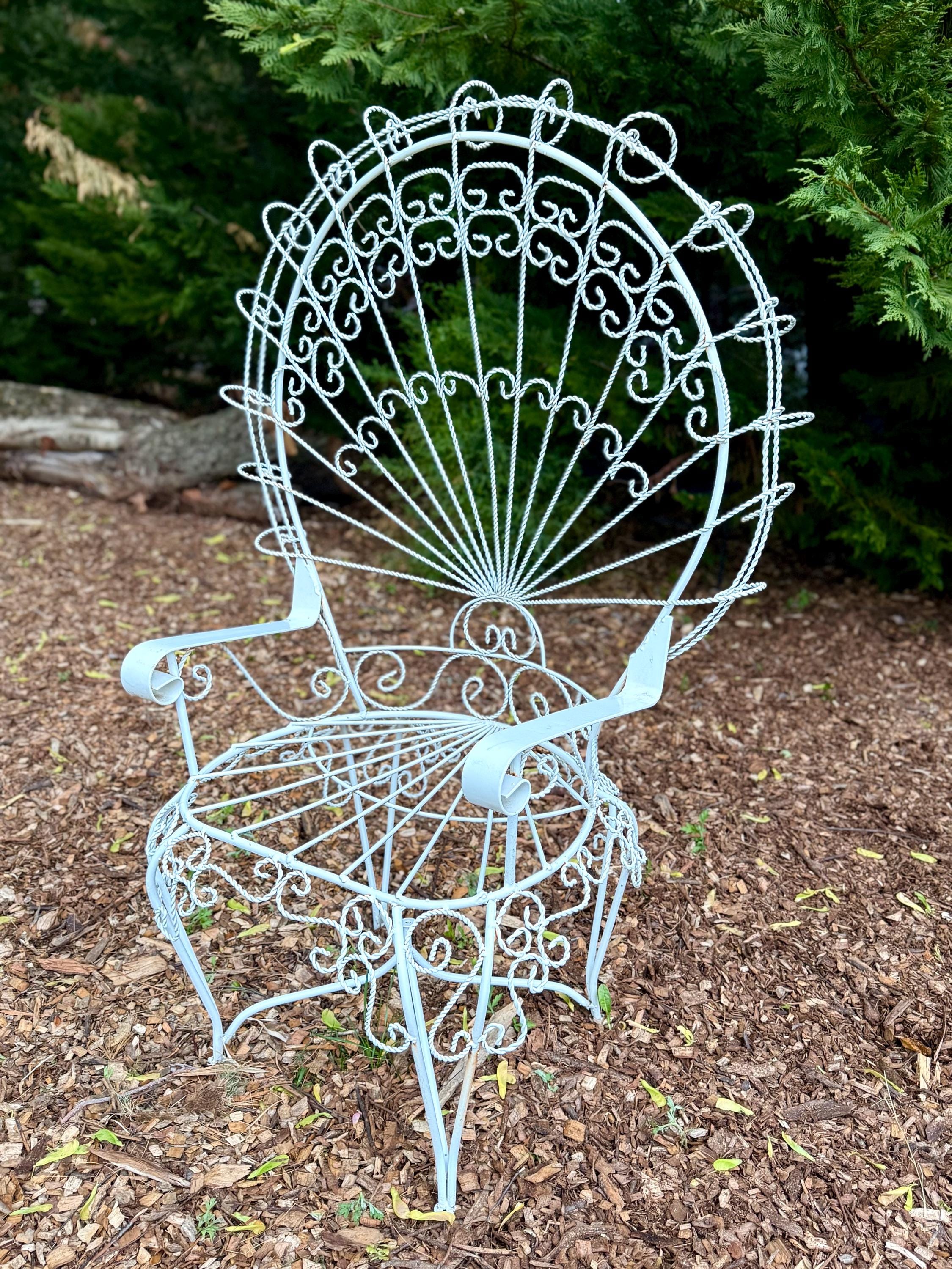 Vintage Wire Patio Furniture - Etsy