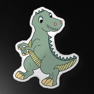 グリーン T-Rex 恐竜型枕