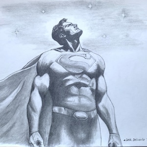 Giclee Print of Original Pencil Drawing &quot;Meditations&quot;