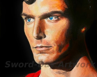 Giclee Print of Original Oil Pastel Painting &quot;JUSTICE&quot;