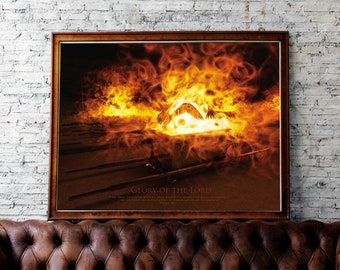 Ark of the Covenant Print – Glory of God Biblical Art (Matte)