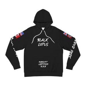 Schwarzer Lotus Hoodie