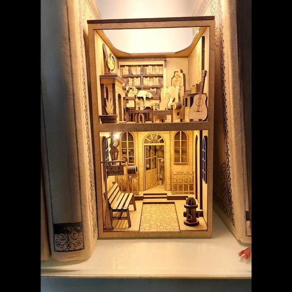 Magical DIY Booknook – DXF & SVG Files for Laser Cutting (Digital Download)