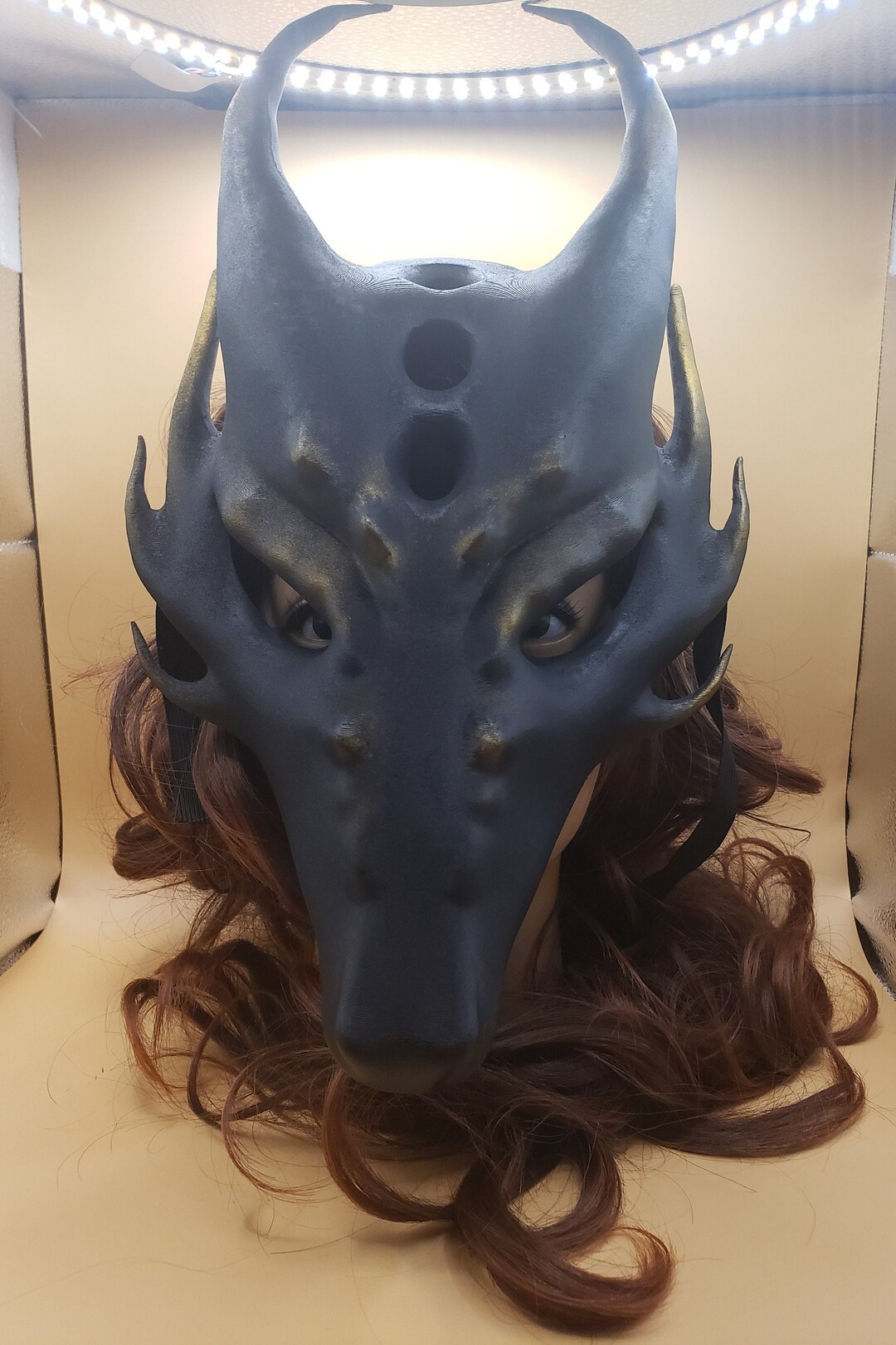 Adult Dragon Mask/ Dragon Therian Mask/ Dragon Cosplay/ Dragon Costume