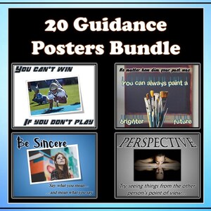 25 Guidance Classroom Posters/signs Bundle - Etsy Australia