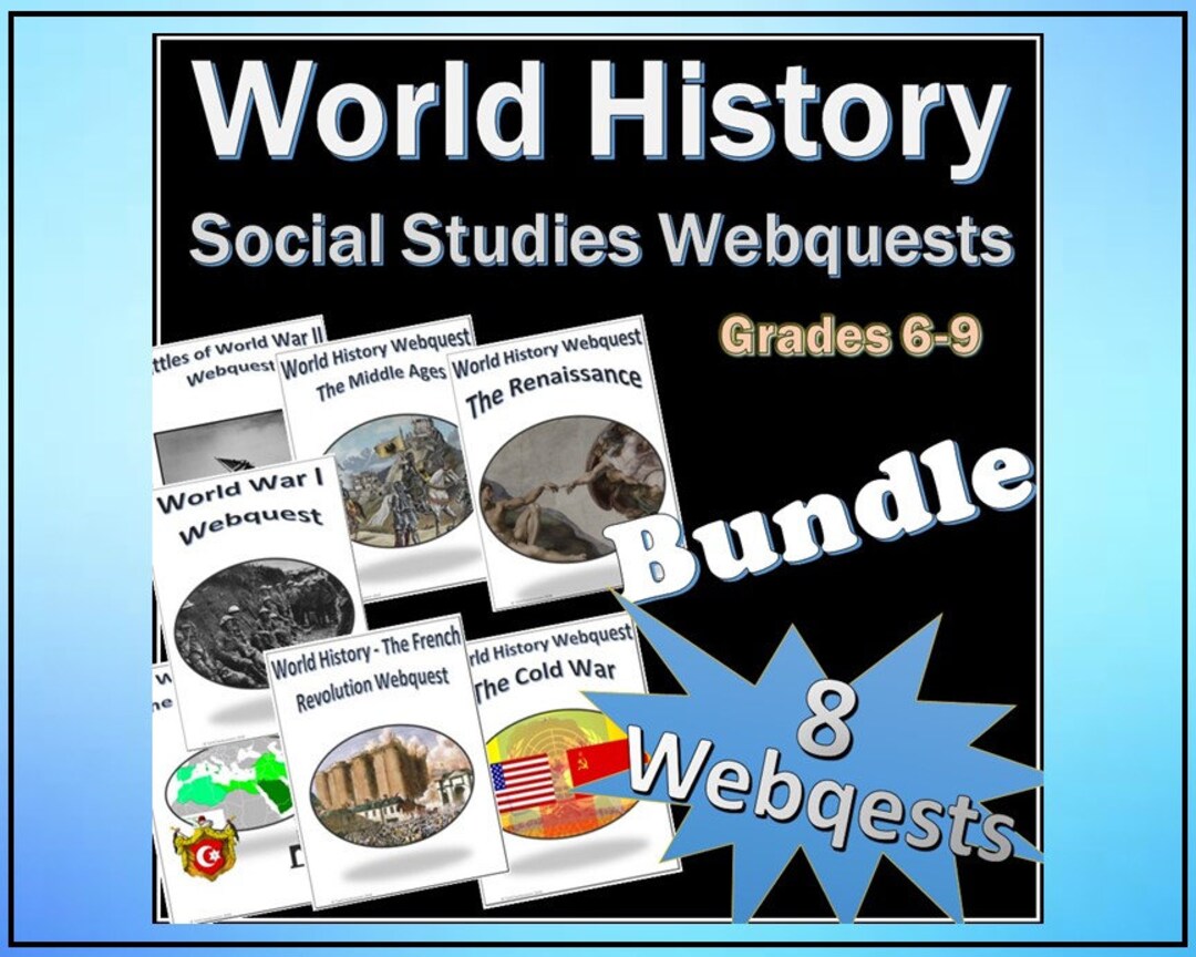 Buy World History Webquest / Activity Bundle - Social Studies ...