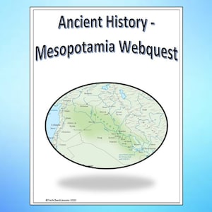 Ancient History - Mesapotamia Webquest - Social Studies Internet Activity - Editable DIGITAL DOWNLOAD