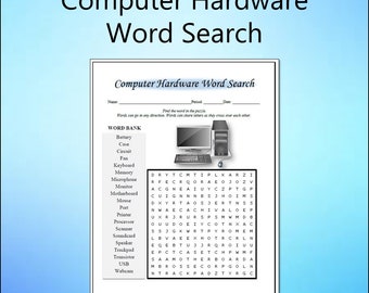 Recherche de mots sur le matériel informatique - TÉLÉCHARGEMENT NUMÉRIQUE