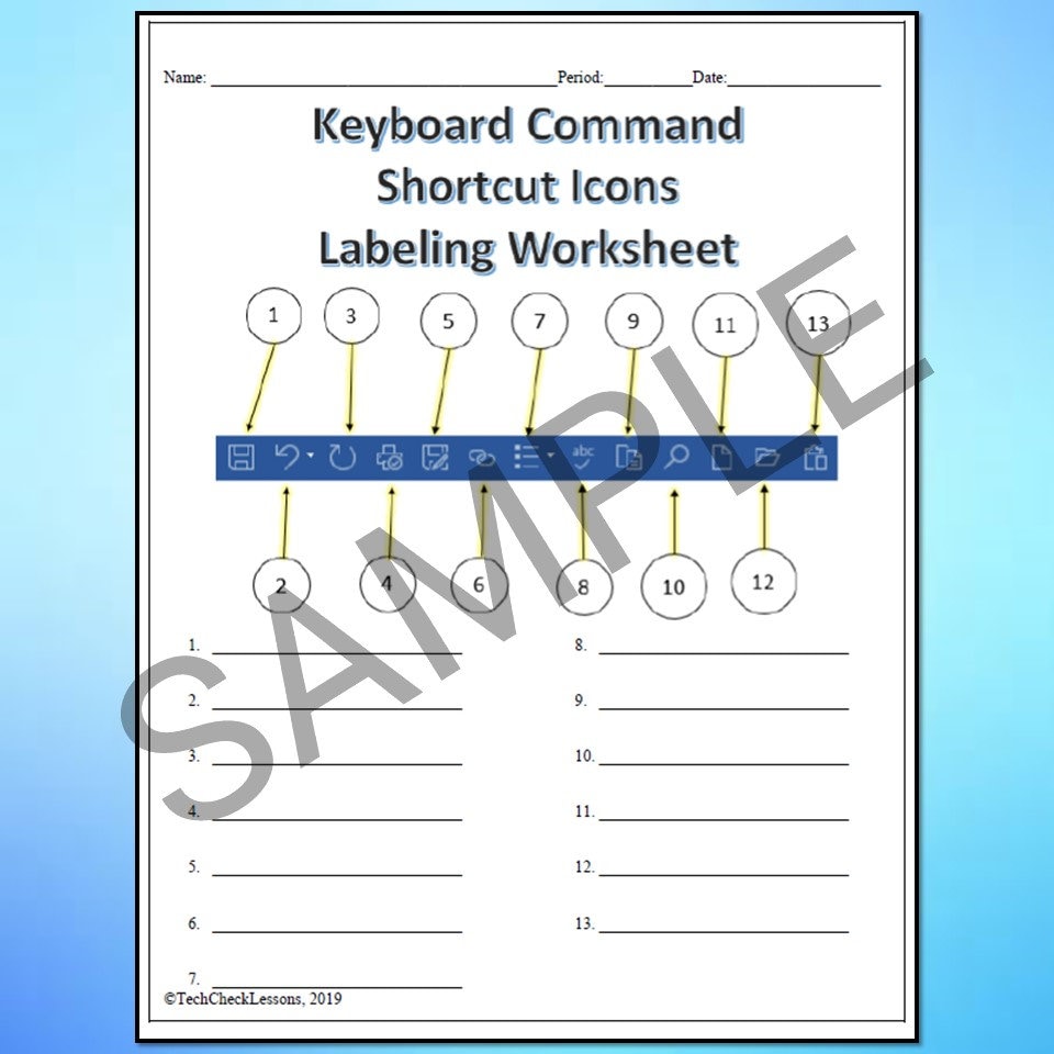 Computer Parts Labeling Activity - 6 Worksheets - Editable DIGITAL ...