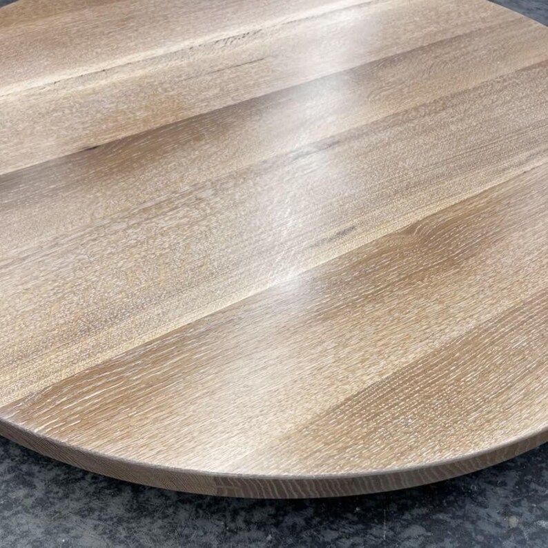 Round Solid Handmade Solid Wood Round Dining Table - Etsy