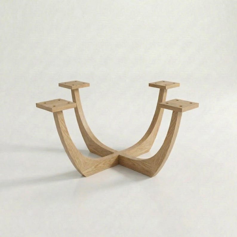 Table Base Original Solid Wooden Table Base - Etsy