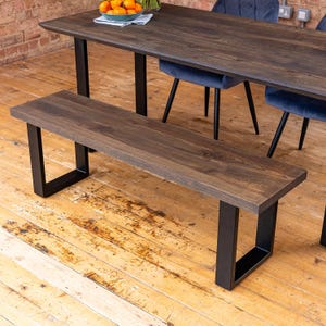 Solid Oak Premium Dining Table Benches - Range Of Sizes And Finishes Available - Hand Finished/Treated Solid Wood Bench Seats, Real Oak