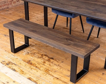 Solid Oak Premium Dining Table Benches - Range Of Sizes And Finishes Available - Hand Finished/Treated Solid Wood Bench Seats, Real Oak