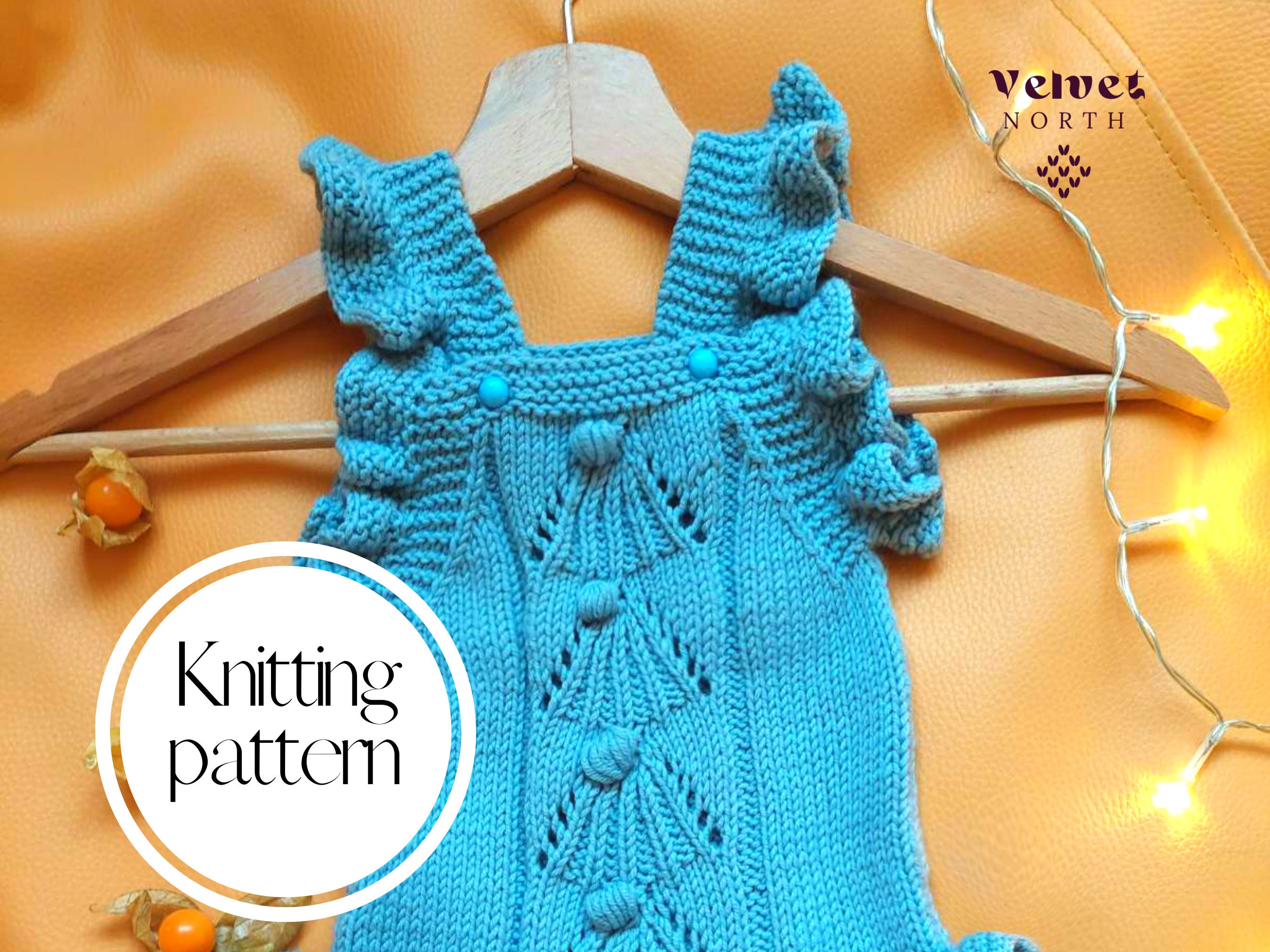 Baby Romper Knitting Pattern Easy and Fast Making Baby Girl Knitting