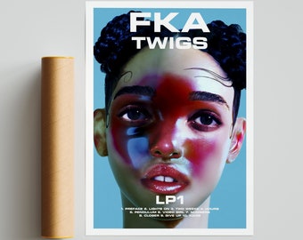 FKA Twigs Album Poster / LP1 Poster / Album Cover Poster / Music Print / Album Print / Home Wall Decor / Music Gift