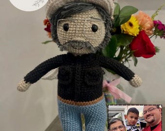 Custom crochet memorial/lookalike doll