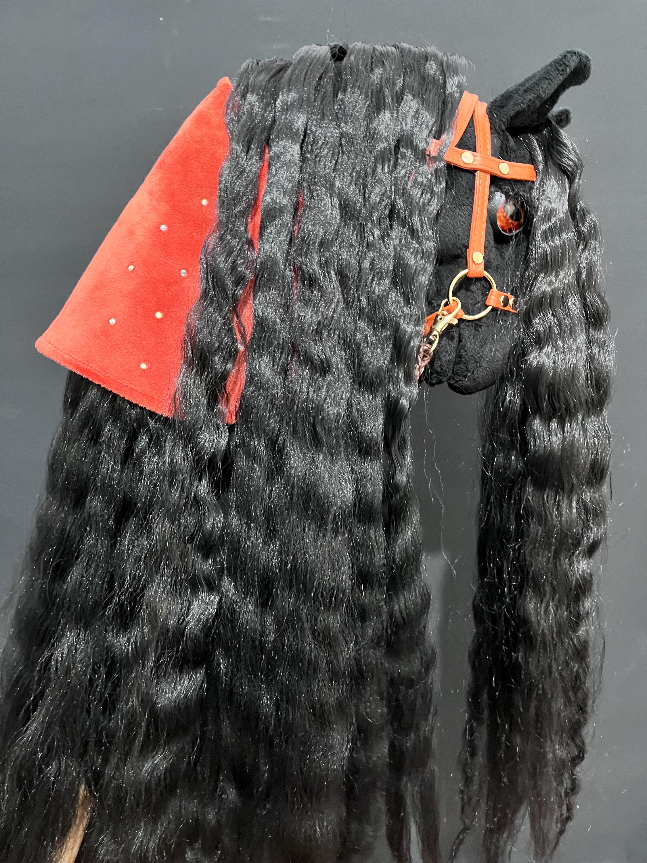 Relaxpets - Stokpaard - Zwart - Horse Free Spirit