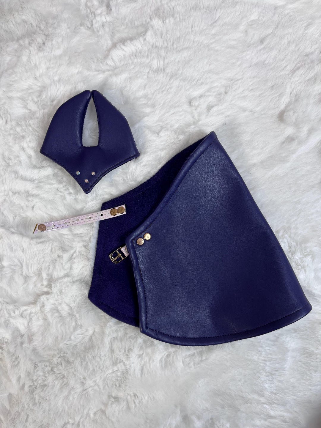 Gualdrappa Vestiti Per Cavalli Set Di Coperta E Cuffia Per Orecchie In Ecopelle Viola Per Cavalli Da