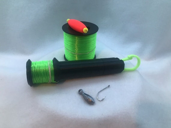 Pocket Reel Camping Survival EMERGENCY Bug-out Handline Fishing Kit  Backpack 
