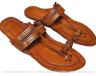 Step into Unique Style: Womens Handmade Slipper, Buffalo Leather Sandals-Hippie Jesus Sandals with Genuine Leather Toe Ring,mothers day gift