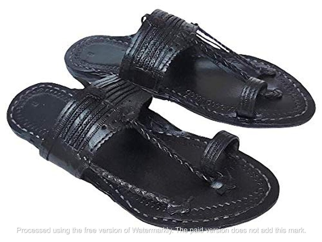 solapur chappal black