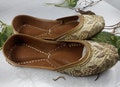 Gold Embellished Khussa Shoes: Handmade Indian Jutti Mojari product logo