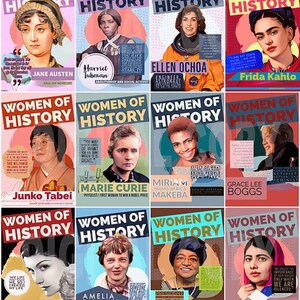 AKTUALISIERT: Frauen der Geschichte| Inspirierende Poster zum Drucken von feministischer Kunst, Pinnwänden und Klassenzimmerdekorationen | 11x17 DIGITALER DOWNLOAD