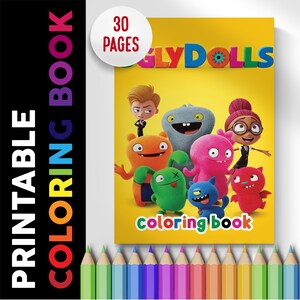 Uglydolls Coloring Book 30 Pages, Coloring Pages Printable