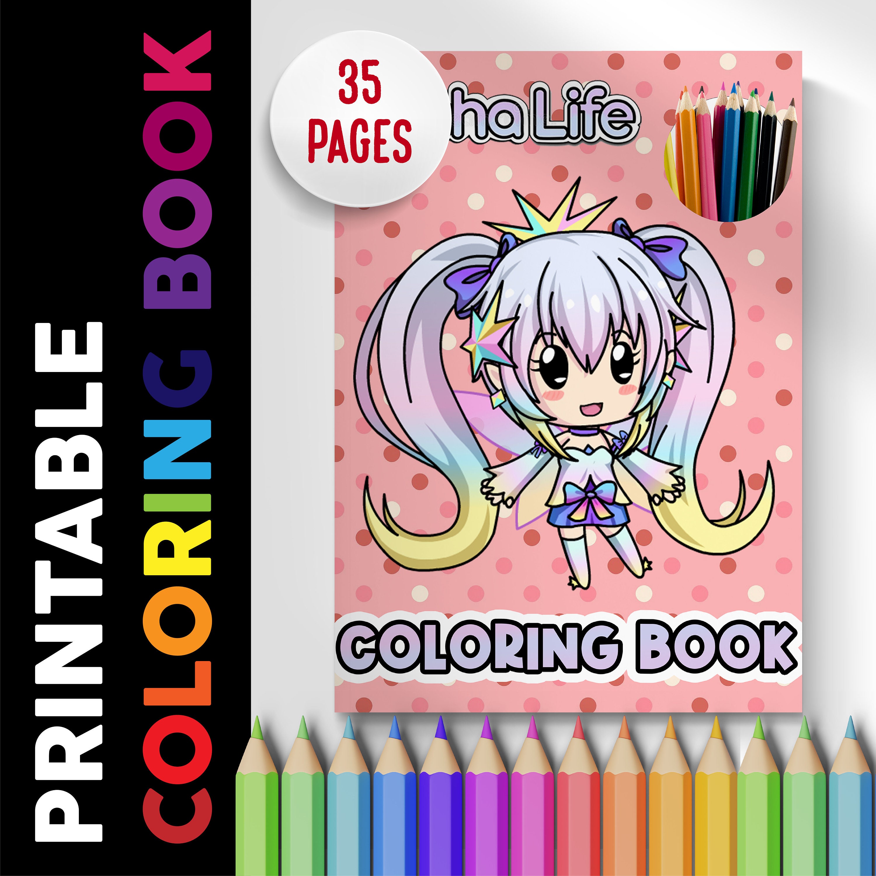 Gacha Life coloring pages to print and print online