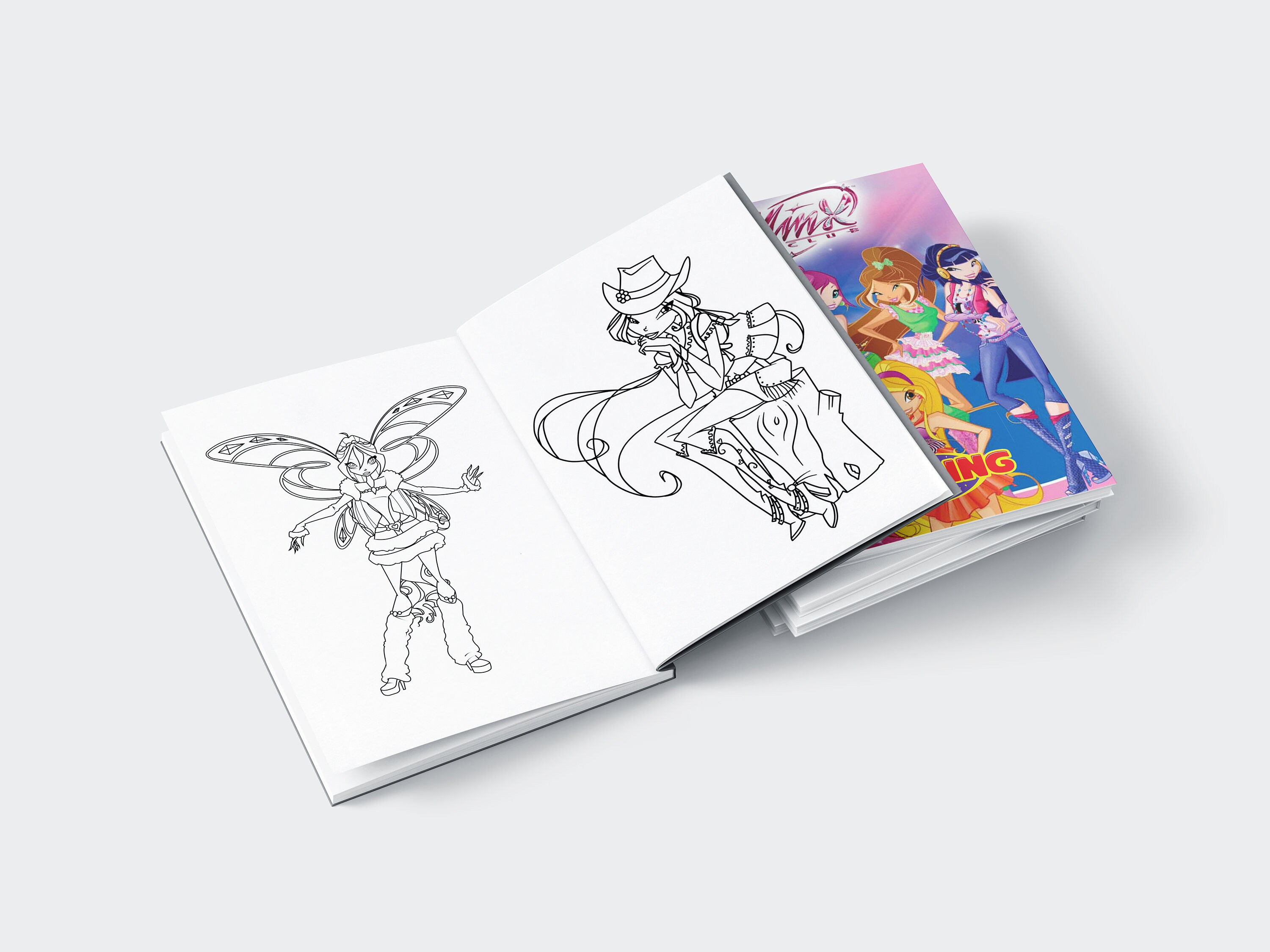Winx Club Coloring Book Pages