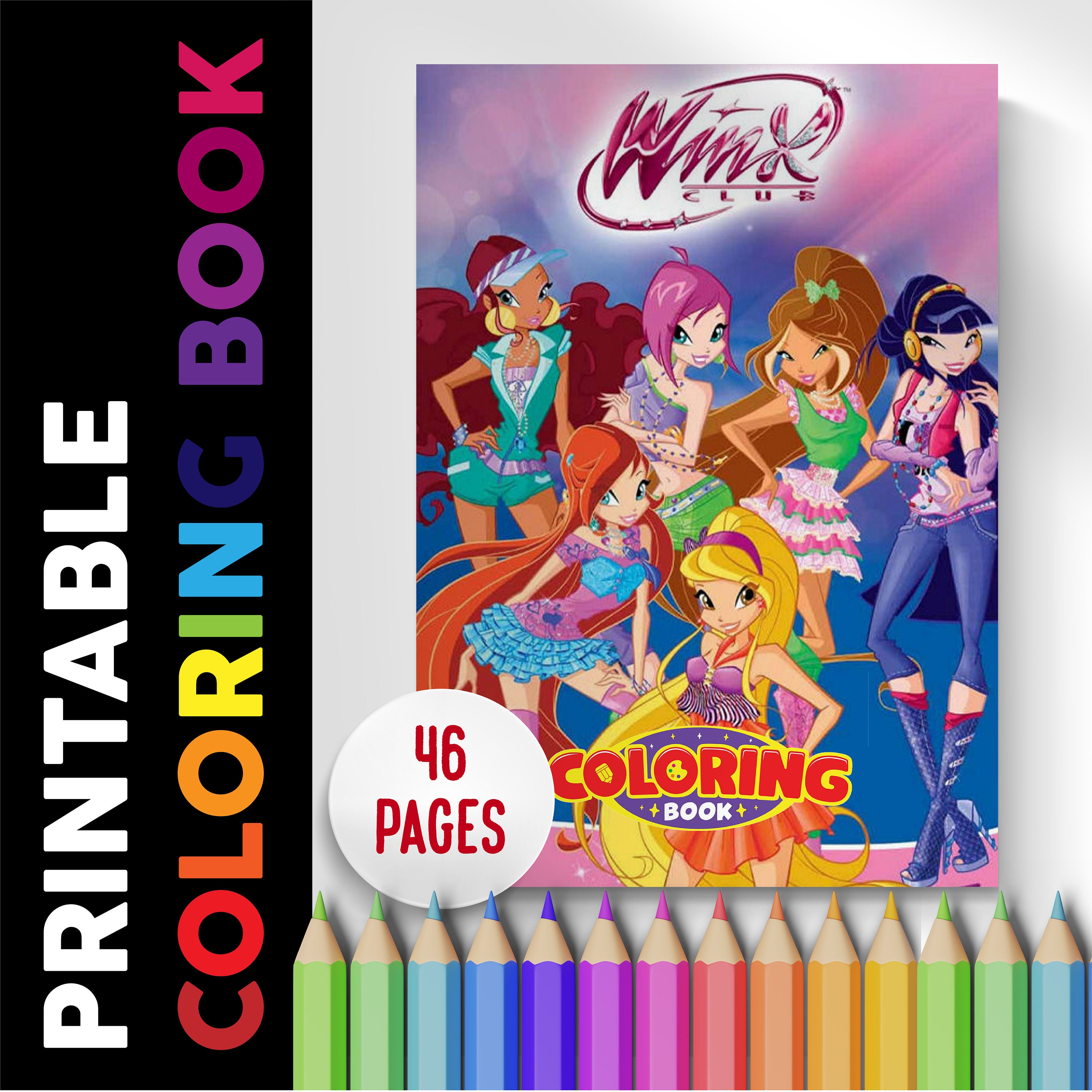 Winx Club Printable Coloring Pages