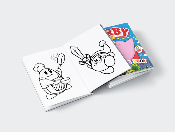 Kirby Coloring Book 55 Pages, Coloring Pages Printable -  Denmark