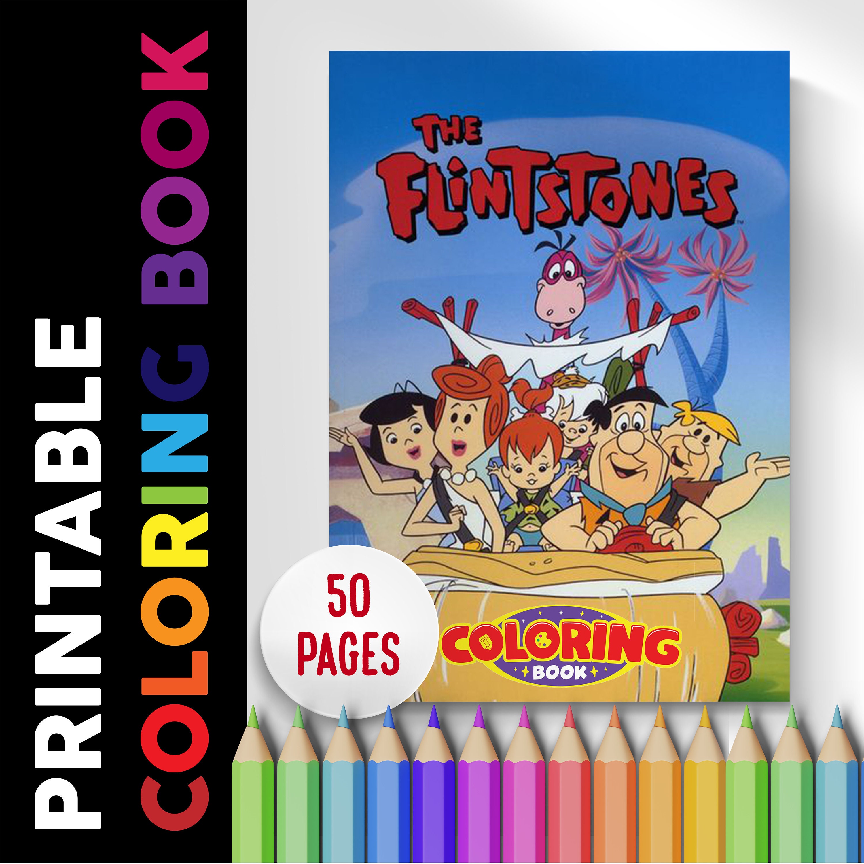 Flintstone Coloring Book