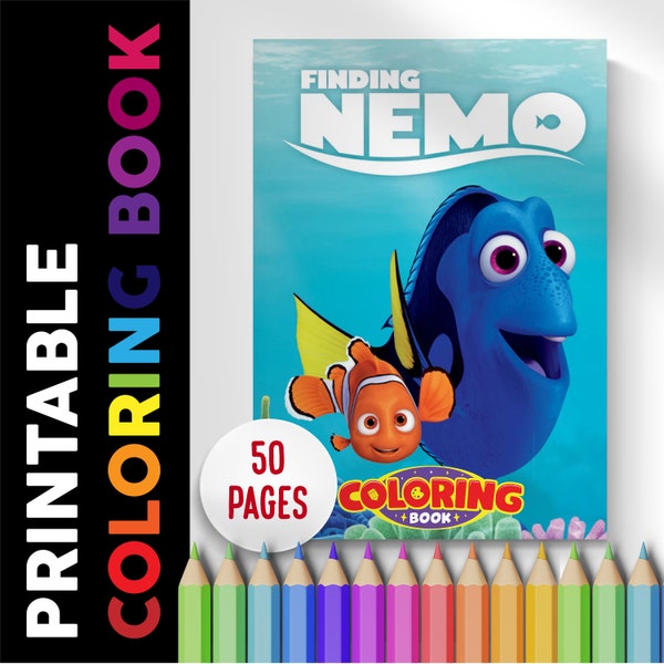 Nemo Coloring Book 50 Pages, Coloring Pages Printable