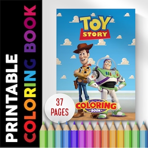 Toy Story Book 37 Pages, Coloring Pages Printable