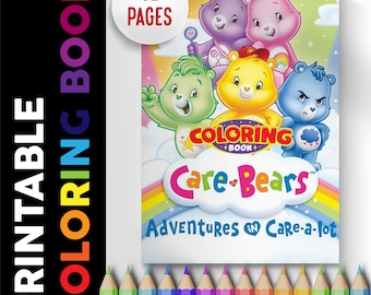 Livre de coloriage Bisounours, 52 pages imprimables (téléchargement PDF)