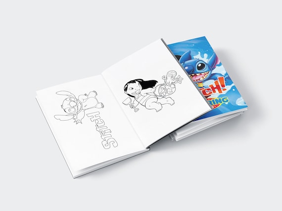 Livre de coloriage Stitch 55 pages, coloriages imprimables -  France