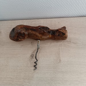 Vintage French Grape Vine Root Corkscrew
