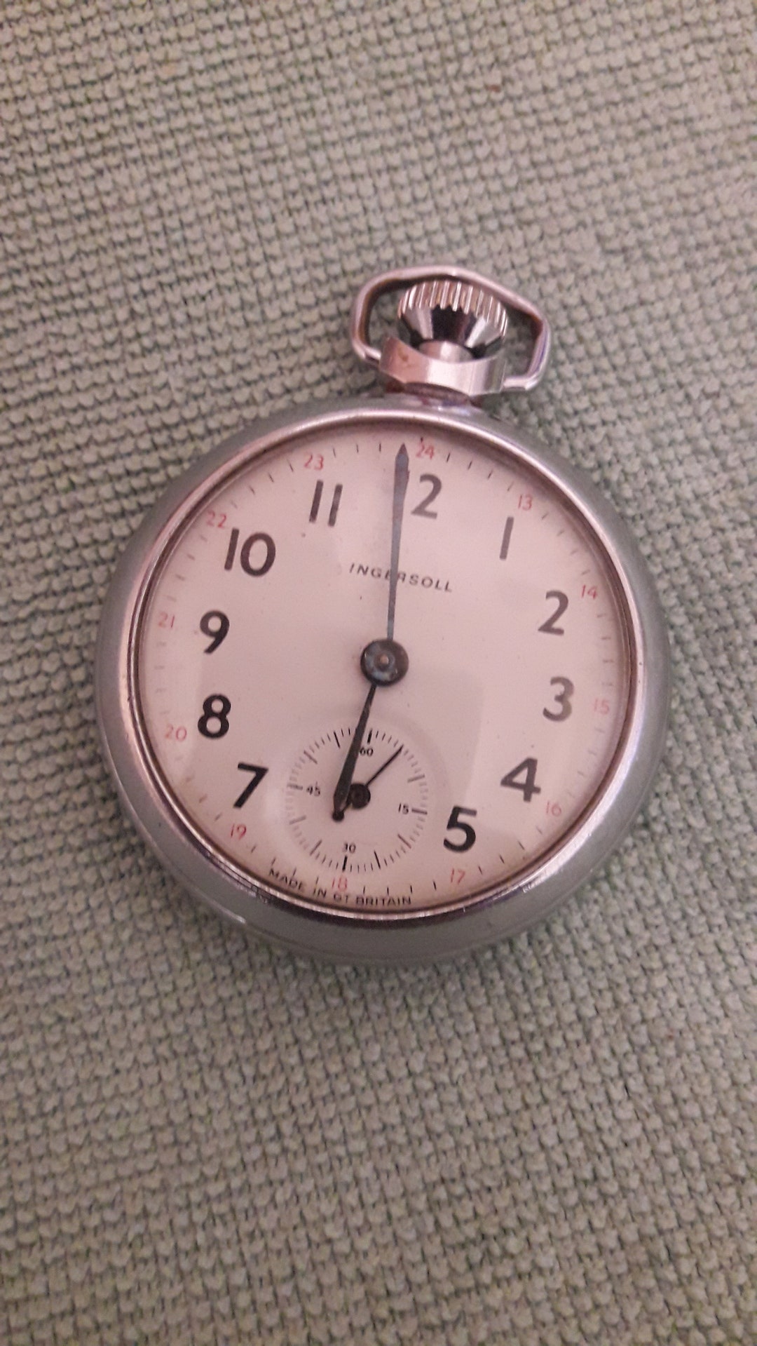 1970 Ingersoll Triumph Pocket Watch Working Etsy