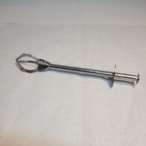 Vintage French metal sugar / ice tongs / olive grabber
