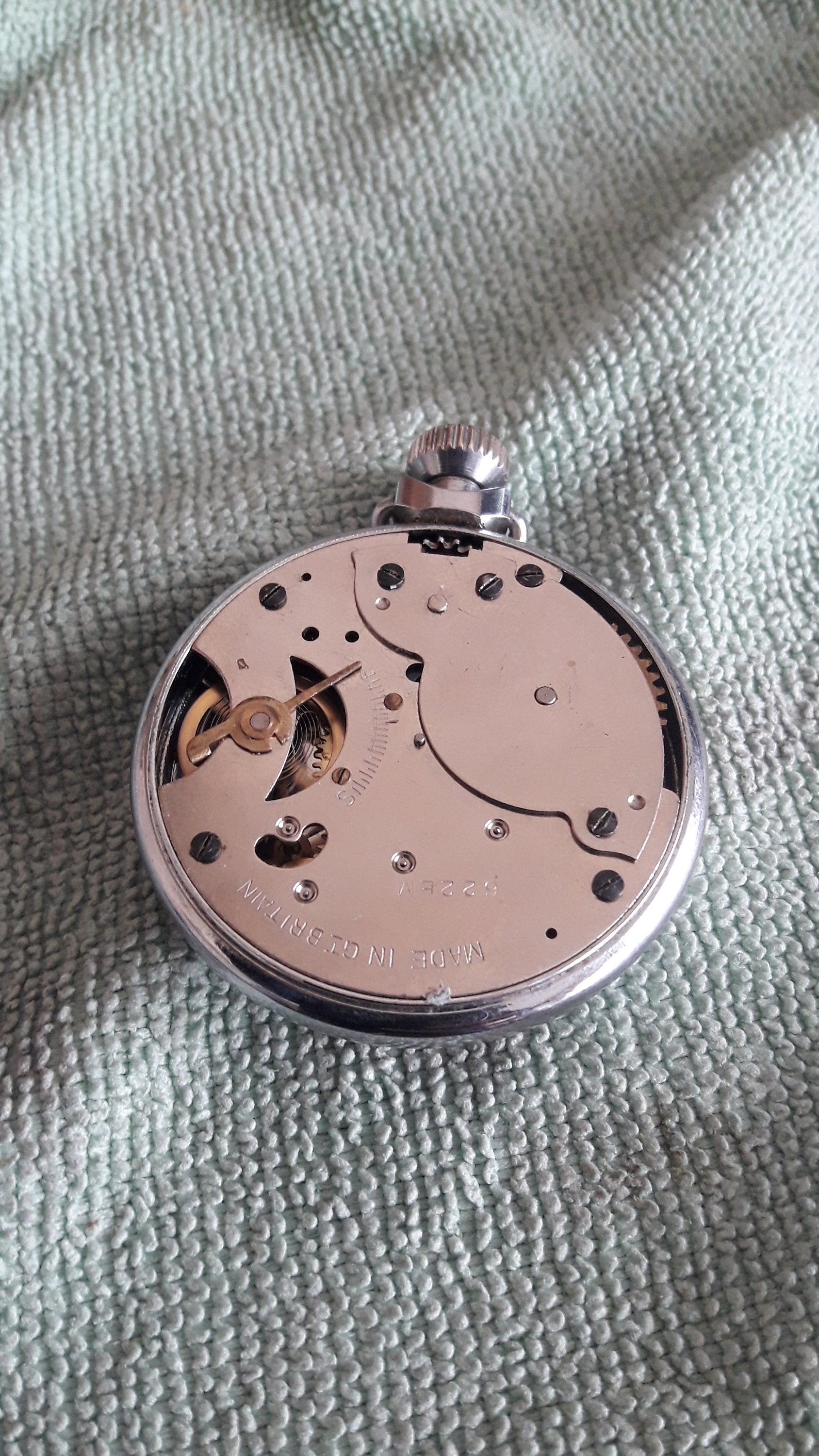 1962 Ingersoll Defiance Pocket Watch Serviced Etsy