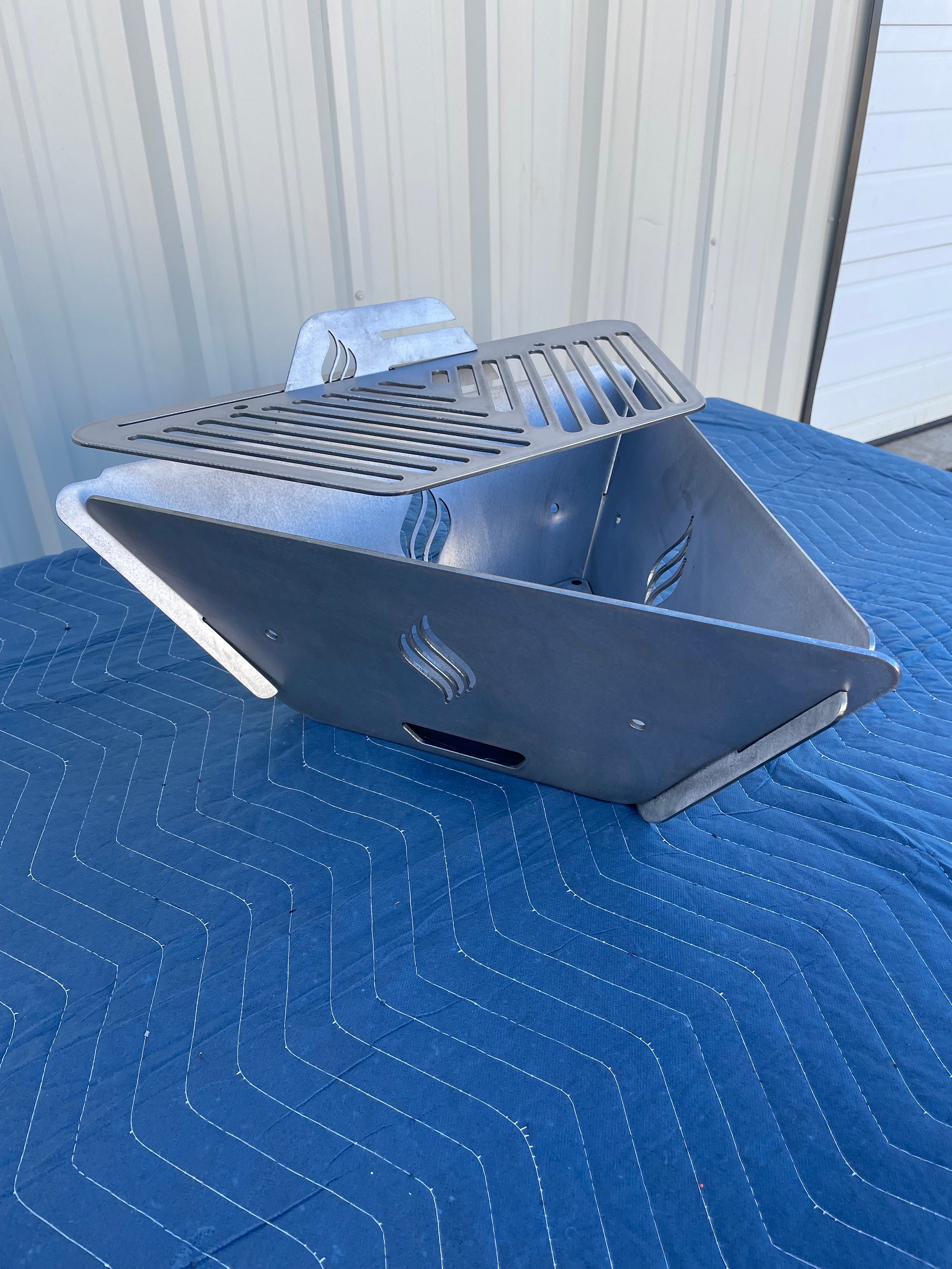 Portable Outdoor Fire Pit Etsy