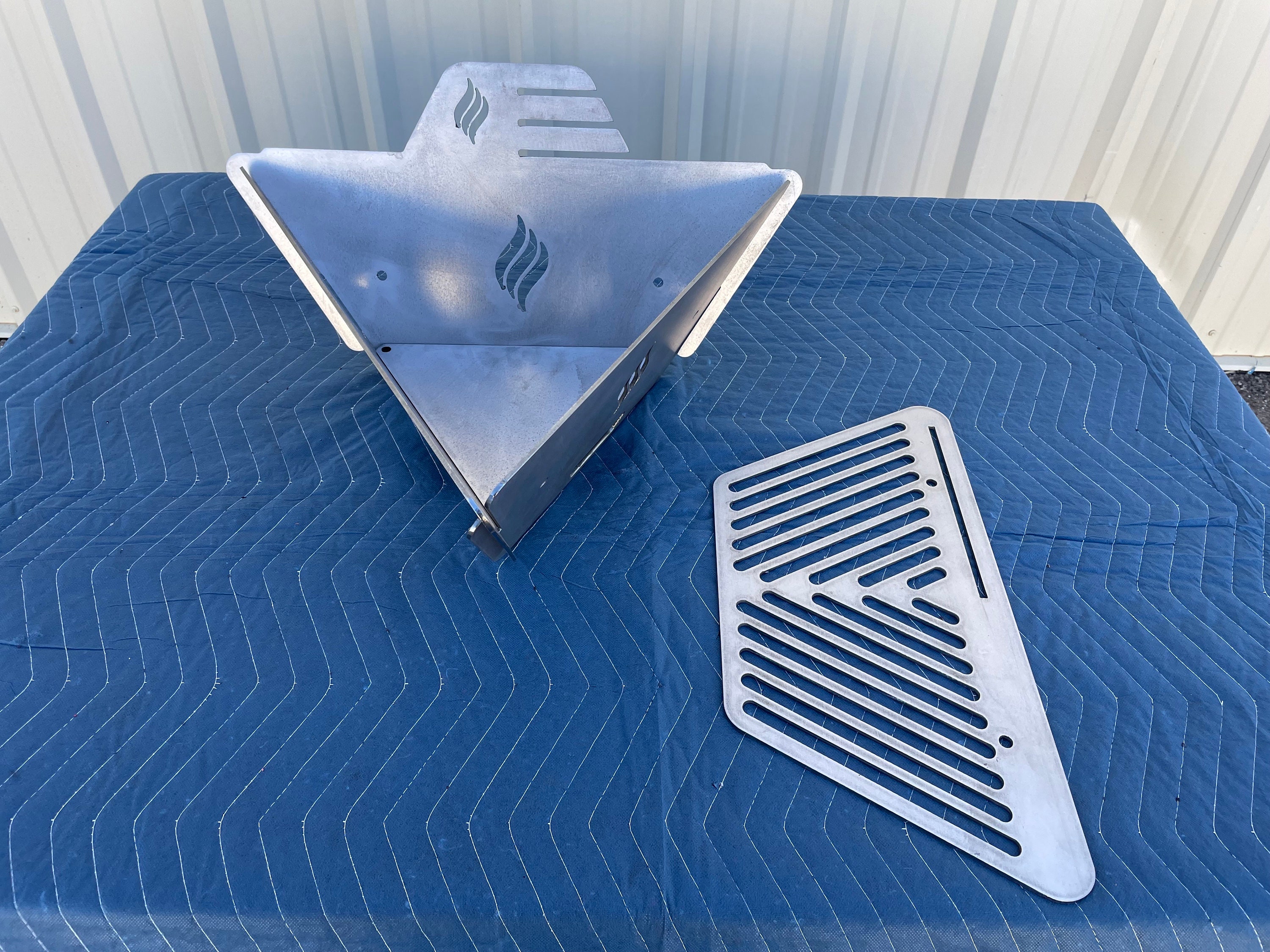 Portable Outdoor Fire Pit Etsy