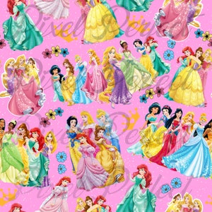 Seamless Design File Princess