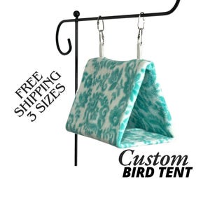 Fleece Bird Tent Pet Parrot Bed Cozy Hideout Cage Accessory Aviary Bird Gift Easy Clean Comfort Item Portable Shelter Multi Size Sleep