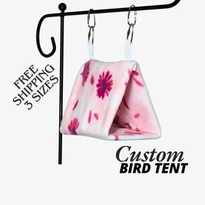 Fleece Bird Tent Pet Parrot Bed Cozy Hideout Cage Accessory Aviary Bird Gift Easy Clean Comfort Item Portable Shelter Multi Size Sleep